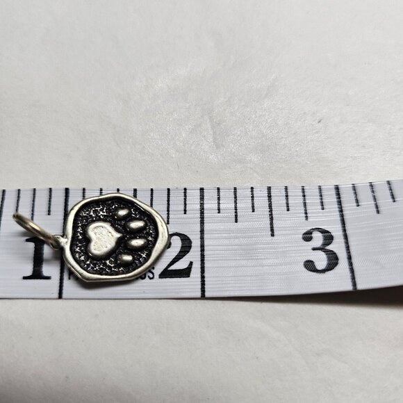 Vintage C&H Israel Puppy Dog Paw Pendant Charm 925 Sterling Silver - Picture 4 of 5